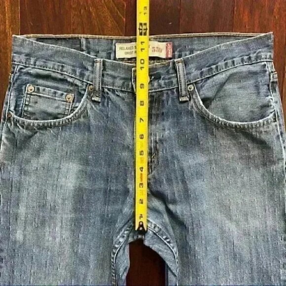Levi’s 559 Jeans Relaxed Fit Straight Leg Dad Style Blue Denim Size 30 - Picture 12 of 16
